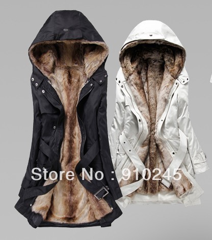 New fashion women's winter thickening wool liner the disassemblability removable overcoat Wadded jacket