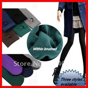 New  FREE SHIPPING 2pc/lot Women Winter New Style Thicken Pantyhose Tights/crop jeans/step foot socks 7Color Best Quality