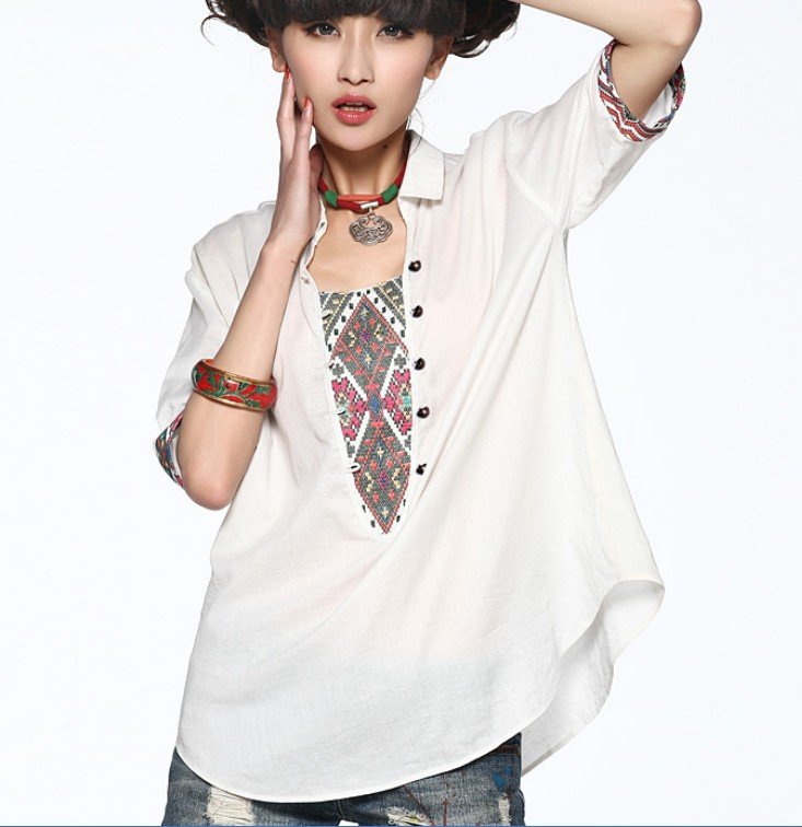 New free shipping wholesale fashion Korean Vintage 2012 blouses women blouse summer clothing