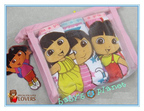 new freeshipping DORA girl underwear/ girl panties/cartoon underwear /12pcs/lot hotsale