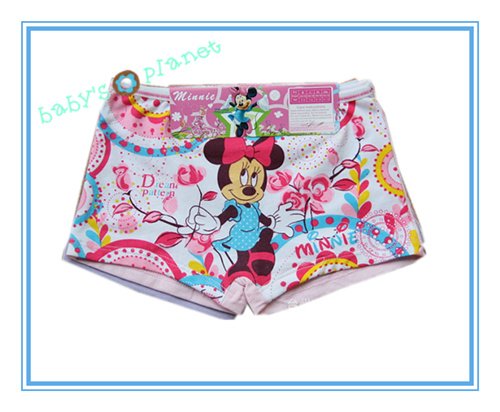 new freeshipping Minnie Mouse girl underwear/ girl panties/cartoon underwear / 8pcs/lot hotsale