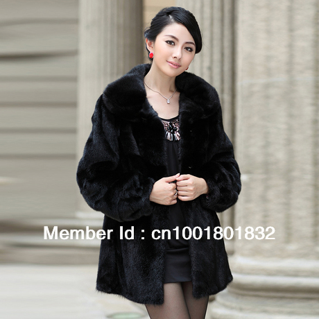 New fur coat mink hair mink coat for women in long sable American legend mink