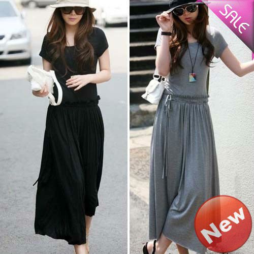 New Korean Style Loose Cashmere Long OL Dress Wholesale 1Pcs Lot Free Shipping Quality promised.maxid16