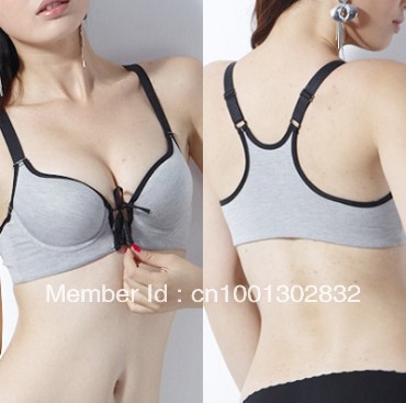 New Ladies Women Active Sports Bra Support Racer Back Frontfastening Front Close 32A 34A 36A 38A 32B 34B 36B 38B Bra A B Cup