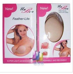 New Lycra and silicon invisible bra nude strapless self adhesive un bra A B C D cup 50pcs/lot (DHL and EMS) free shipping