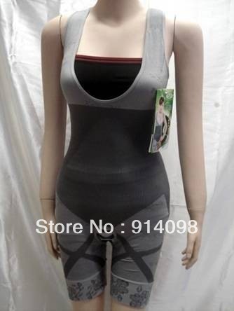 New Magic slimming underwear Bodysuit Bamboo Charcoal Slimming Body Shaper NATURAL bamboo body suit