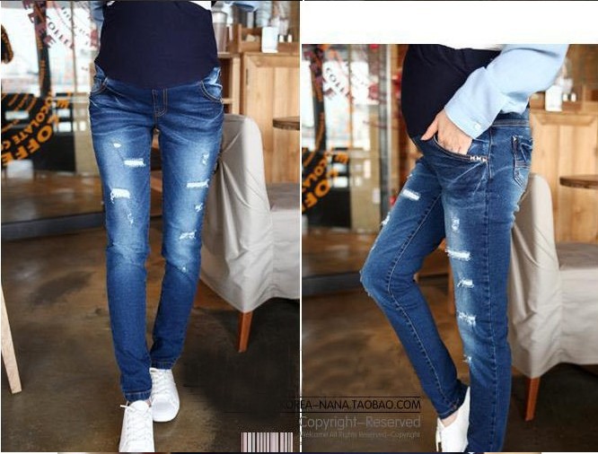 New Maternity Jeans Pregnant Women Pants / Trousers maternity clothing /wear /pants  M L XL YC-011