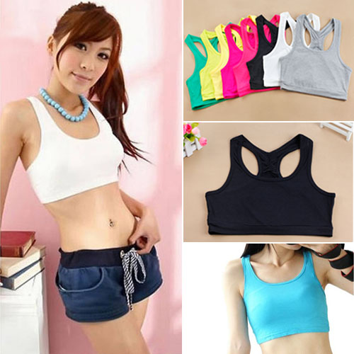 New Modal cotton sports 100% gulps half small basic vest short design spaghetti strap bra underwear tube top tube top