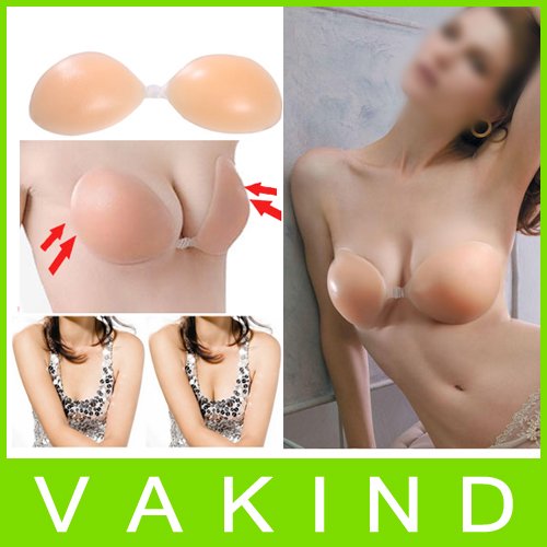 New Multifunction Invisible Silicon Bra Pad Strapless Backless Cup B Fashion