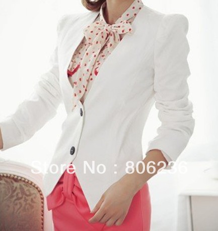 new O-neck long sleeve slim short coat ,Korean ,OL style woman coat  A1349