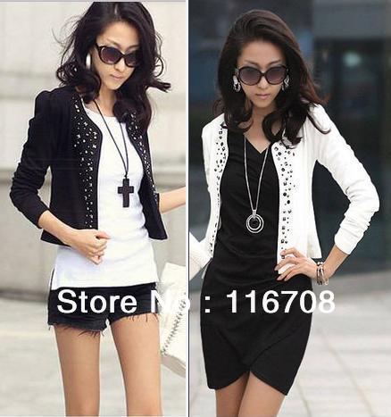 New promotions!2013 new hot Fashion Cozy women clothes Shawl Coat Comfortable leisure slim Wild suit Ms. jacket lady S001