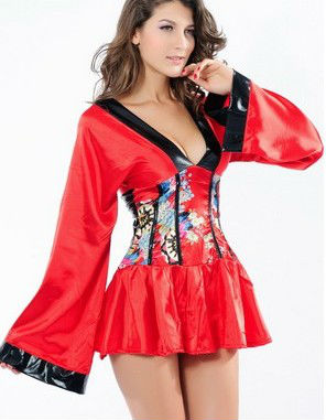 New Skinny Sexy Batwing Satin Women's Bustier