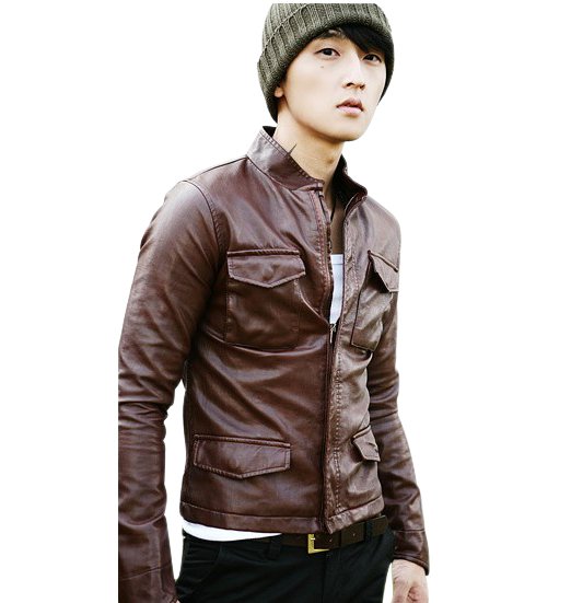 New Slim Sexy Top Designed Mens Pu Leather Jacket Coat,free shipping,wholesale,I051