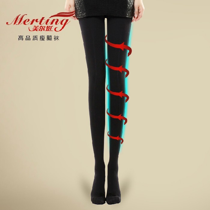 NEW Sliming Leggings Calorie Burn Pants Lift Body Shaper Sexy Opaque  Pantyhose 680D Tights High-Waisted Leggings freeshipping