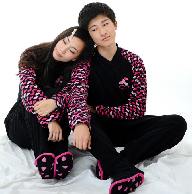 New Style All in one Pajamas Sleepsuit Sleepwear Pyjamas Onesie For Lover