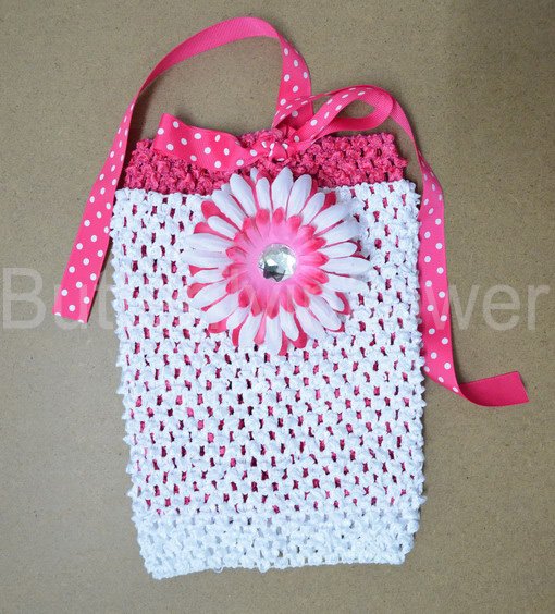 New style Baby crochet tops Halter tops Double layers Interchangable  Tops for 2-6 T 16 colors to choose 240pcs/lot