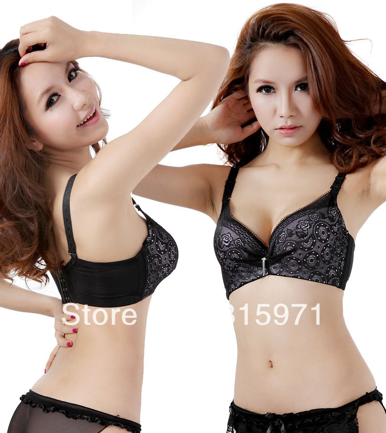 New style rose flower women's bra embroidered sexy lady's bra designed lingerie underwear 6006