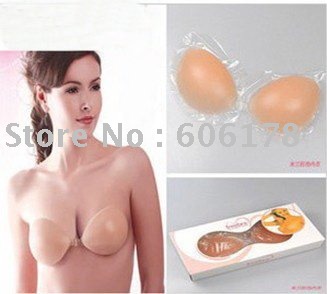 New Un Bra Nude Strapless Self Adhesive Silicone A B C Cup