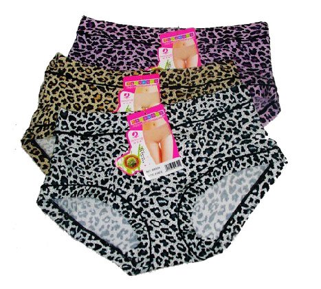 New wholesale!!! Free Shipping! Leopard lady's underpants, 10pcs/bag