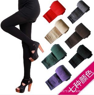 New winter bamboo fiber mono layer warm pants thick Leggings lady pantyhose socks