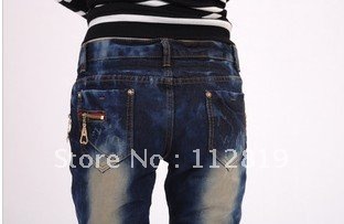 New winter hot  han edition jeans pants pants 608 feet pencil,China post free shipping 1pc