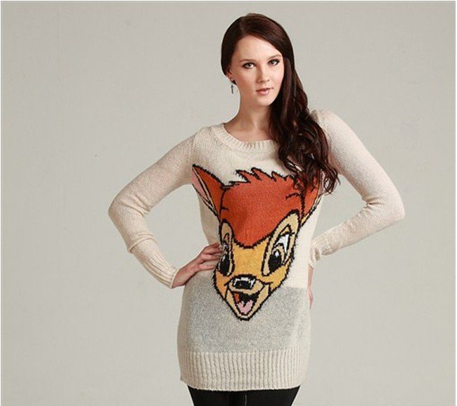 New winter sweet Christmas fawn cultivate one's morality sweater wholesale sweater