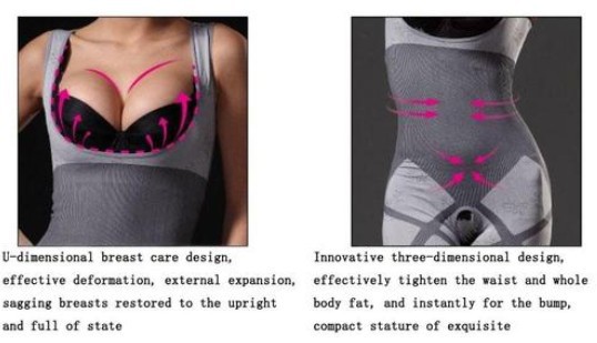 New Women's Natural Healthy Bamboo Charcoal Slimming Body Comfort Shapewear