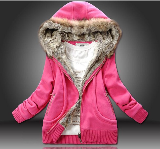 New Year Free Shipping Manufacturers Supply Women Hooded Fashion Casual Cotton Coats