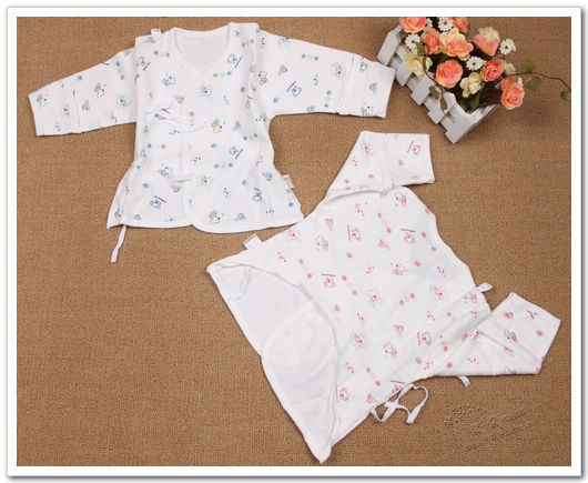 Newborn baby clothes autumn and winter baby clothes newborn underwear baby underwear 100% cotton top long