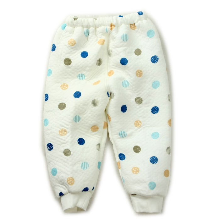 Newborn bamboo fibre autumn and winter panties bread pants infant openable-crotch pajama pants