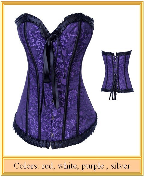 Newest Charming Beautiful Gorgeous Corset Trimed Ruffles Sexy Lingerie Shapers underwear Wholesale Retail