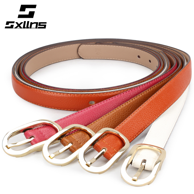 Newest strap women's genuine leather strap female first layer of cowhide belt female pin buckle all-match