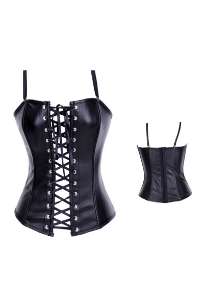 Newest Style! Free Shipping! women sexy clothing, black  back Belts Leather Straps Corsets Body building Bustier