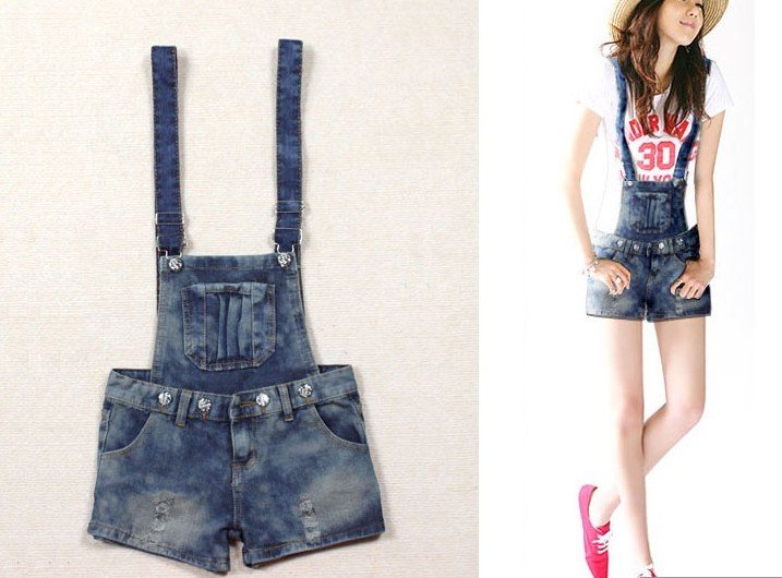 Newest women's blue romers, denim shorts,free shipping,women casual shorts ,denim jumpsuit shorts,S M L XL accept drop-shipping