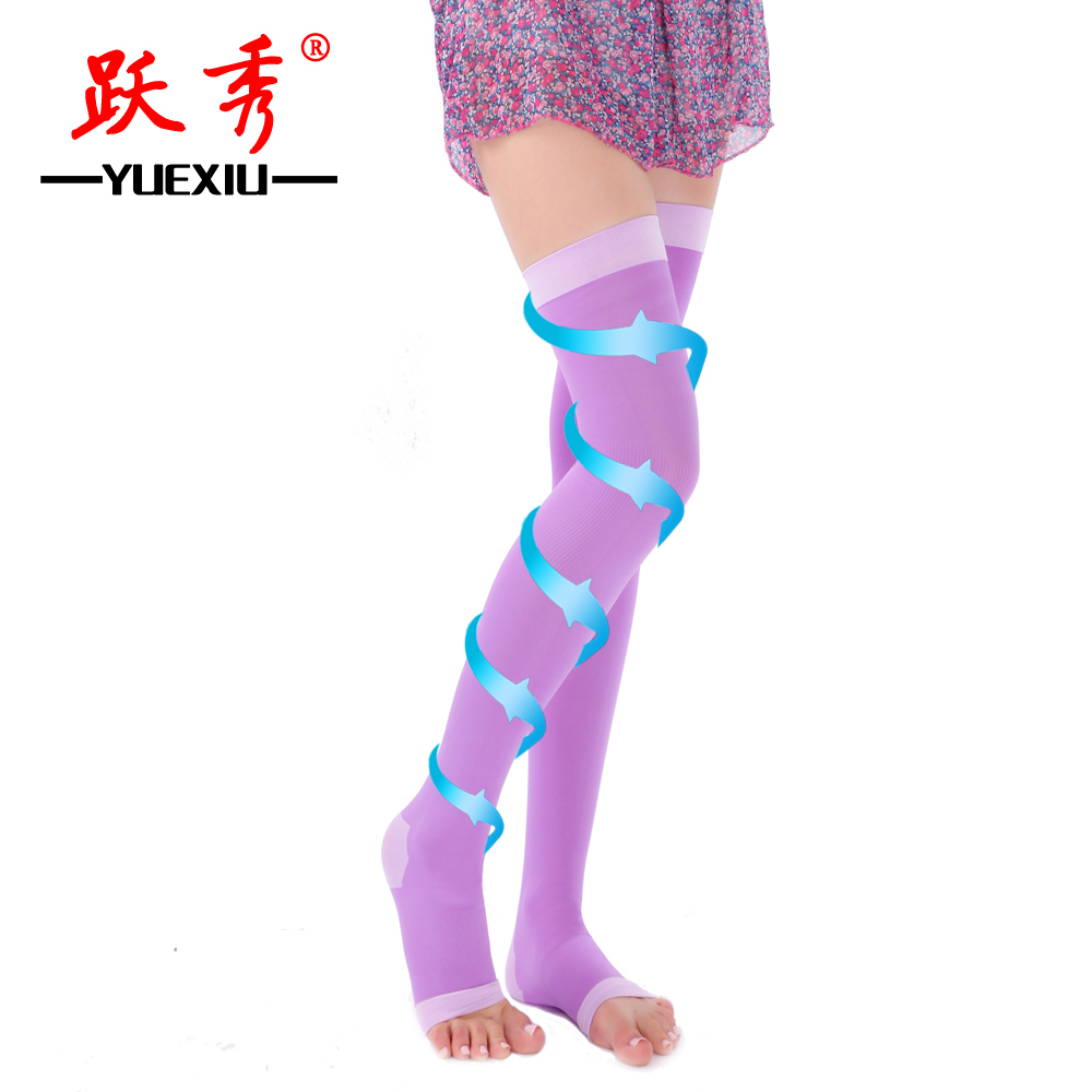 Night 420d stovepipe socks fat burning sleeping socks step on the foot toe socks