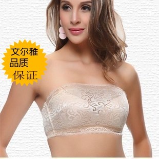 No shoulder tape bra slip-resistant no shoulder tape underwear push up tube top bra thickness