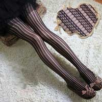 Non-mainstream Fashion pantyhose Piercing stocking/ retro stocking Sexy silk stockings