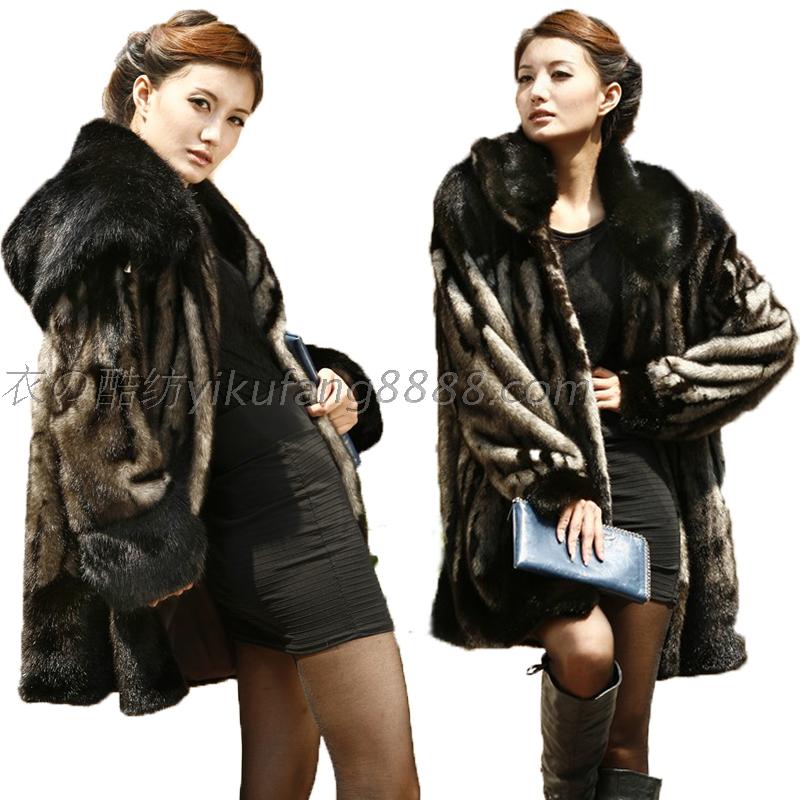 not real mink coats plus size faux fur coat women winter jacket fur coat mink XXXXL