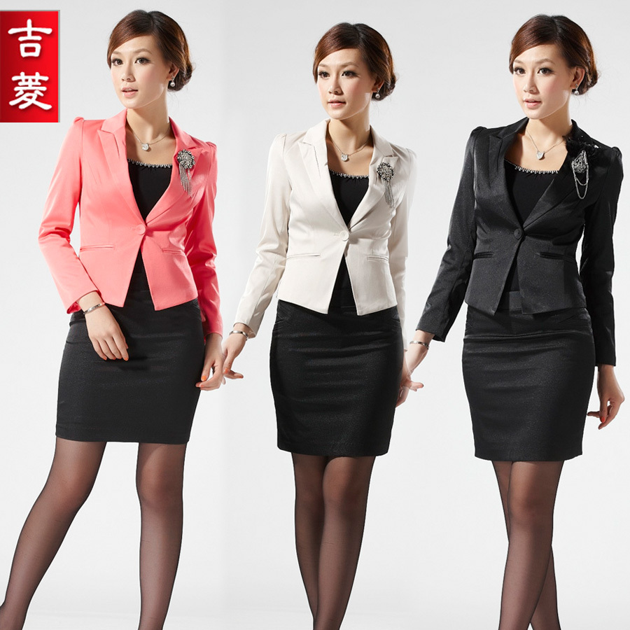 Nsutite 2012 work wear women's skirt ol set work wear formal 9106