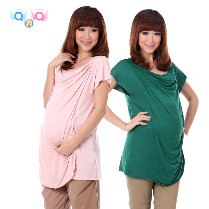 Nursing clothing summer nursing clothing top maternity nursing clothes loose maternity t-shirt loose short-sleeve