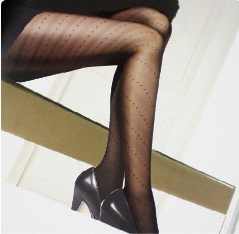 oblique point stockings