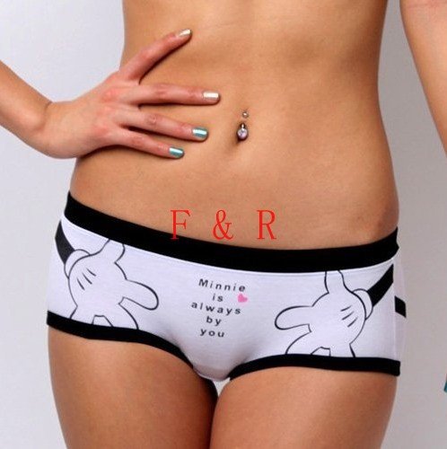 OEM Available,Women Cartoon Underwear,Cute Style,Free Shipping !