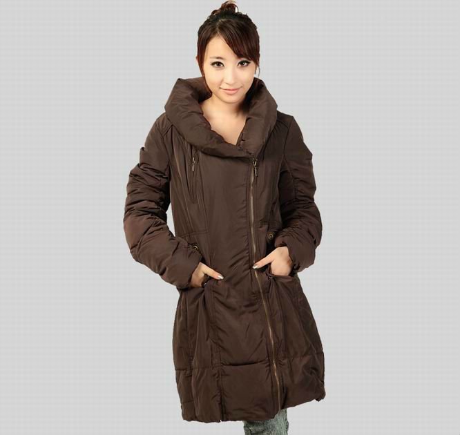 OK freeshipping winter autumn black coffe korean style women female ladies big collar extended coat parhas outwear top  WM3882