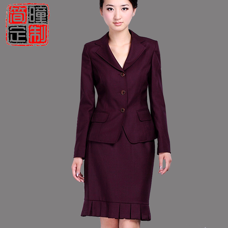 Ol work wear women's set skirt elegant formal autumn professional set fashion a029