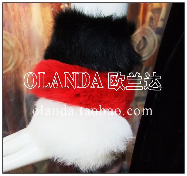 Olanda 2012 fashion women's autumn and winter genuine leather hare wool cape three-color 1214