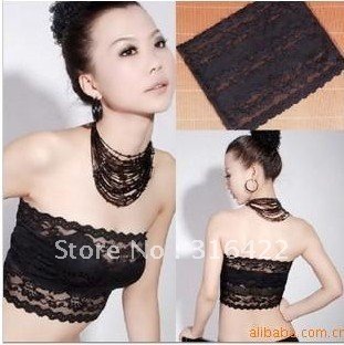 ON SALE ! 10pcs/lot New Fashion Sexy Women Bud silk Lingerie Bra ladies Lace Camisoles Noble Chest wrap Clothing