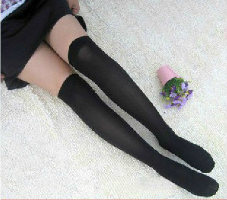 on sale free shipping  over-the-knee stockings velvet stocking female socks stockings meat knee-high socks