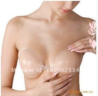 On Sale Wholesale 20pcs/lot Fashion Invisible Silicone Self Adhesive Strapless Sexy Reusable Bra High Quality