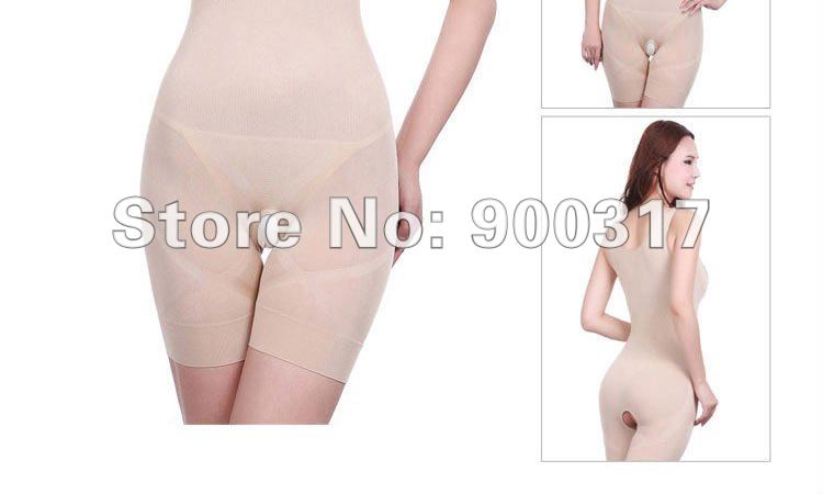 one-piece shapers Natural Bamboo Slimming Suit slimming underwear 50pcs/lot