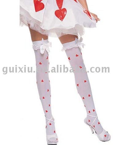 Opaque Heart Stockings